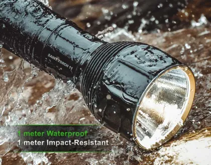 Nextorch Saint Torch 11: Rechargeable Rechargeable Tactical Flashlight for Emergency and Self-Defense