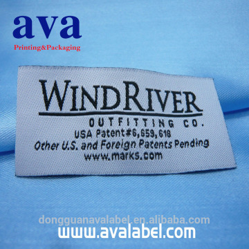woven label flag