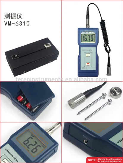 VM-6310 Digital Vibration Vibrometer Gauge