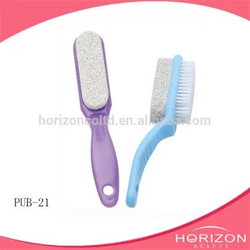 Plastic Handle Pumice Stone With Feet Scrubber Exfoliate Brush