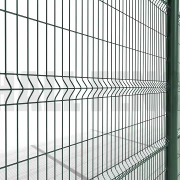 Durable 3D Curved Security Fence
