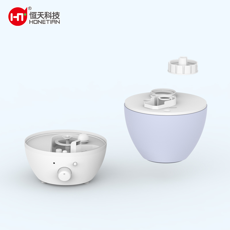 HONETIAN 7 colors night light knob control large mist output 1.3L capacity custom colors indoor ultrasonic cool mist humidifier