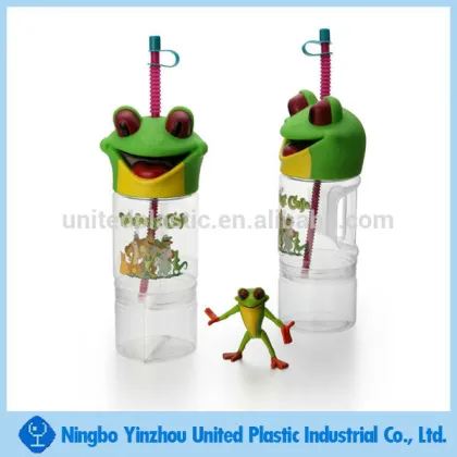 frog straw cup