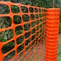 Orange color road warning safety warning net