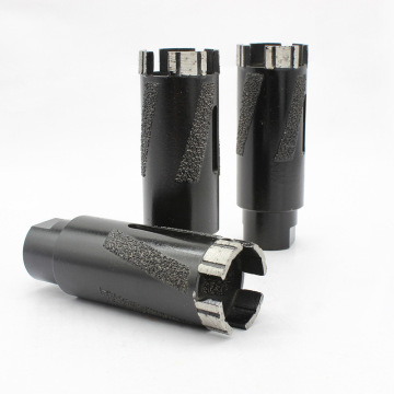 Grinder Thread Sintered Brazed Diamond Core Drill Bits for Tile and Engagement Rings