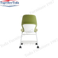 Office Training Chairs High Quality Cheap Plastic Chair With Writing Table Factory