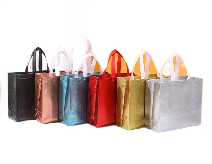 Bolsa de compras no tejida promocional reutilizable de moda