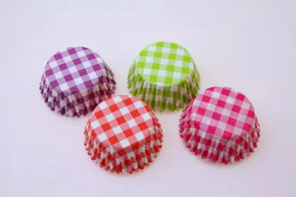 Colorful Rainbow Smart Grid Baking Cup