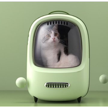 Eco-vriendelijke schattige capsule bubble air pet carrier