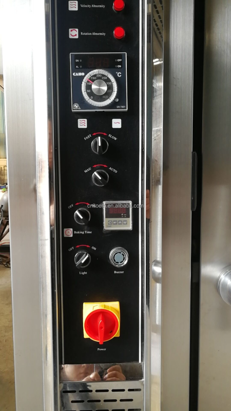 Full Automatic 64 Tray Gas Rotary Bread Oven for Bakery Sale