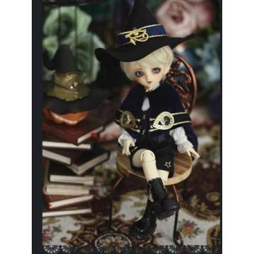 BJD vêtements garçon/fille costume citrouille sorcier pour poupée YOSD