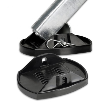 Heavy Duty Caravan Corner Stabilizer Jack Plates & Foot Pads