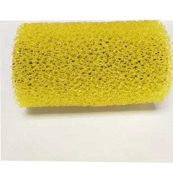 4' European style yellow polyester plastic core paint roller cover