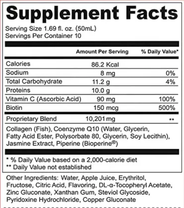 Vegan Fish Collagen Peptide Collagen Liquid Drink