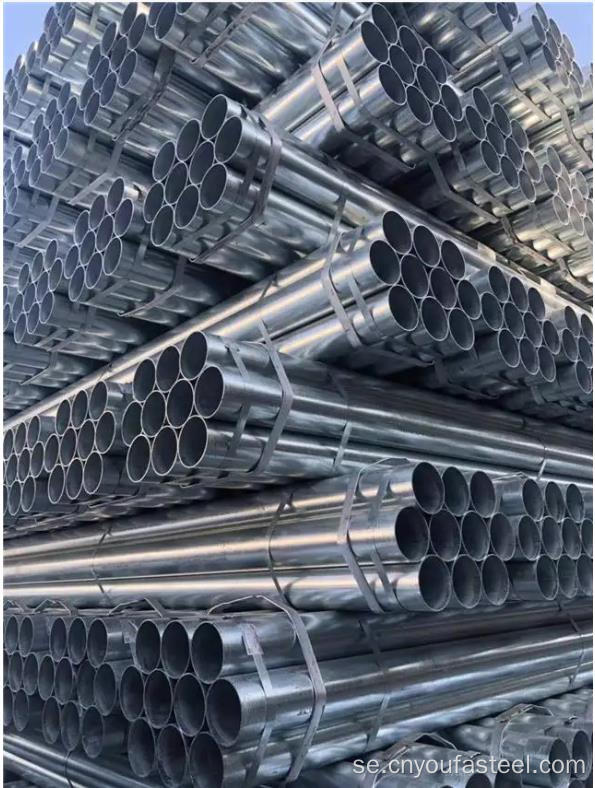 BS 1387 ASTM A53 Galvanized Steel Pipe