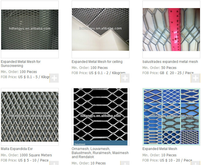 Price Of Diamond Expandable Metal Mesh