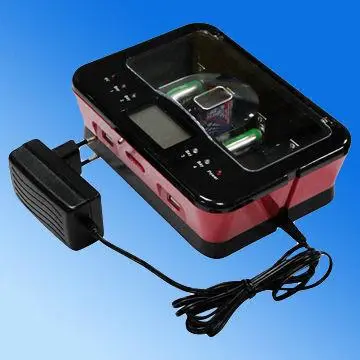 AAA, AA, C, N, D, 9V Battery Charger with USB