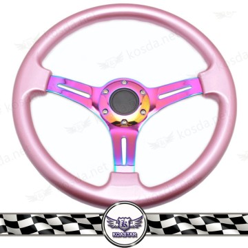 JDM Racing 350mm Classic Steering Wheel with Neo Chromo Spoke