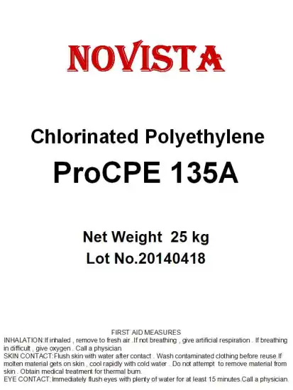 chlorinated polyethylene cpe 135a for pvc pipe