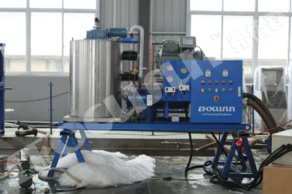 Containerized flake ice /scaly Ice Machine/ scaly flake ice machine