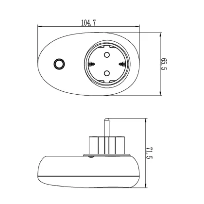 Smart Home Wi-Fi Intelligent Socket