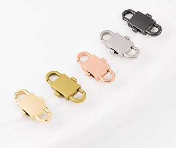 Adjustable Metal Buckles for Chain Strap Bag: BC049 Bag Chain Change Length Hook Hang Snap Alloy Buckle Accessory