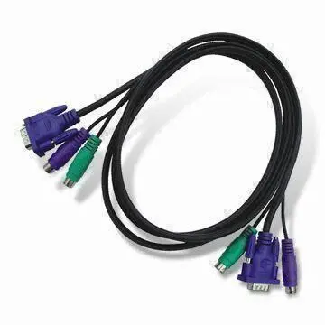 KVM Cable with 1.8m Length, RoHS Compliant