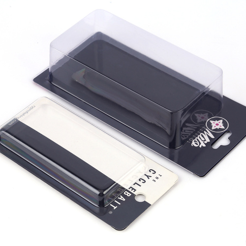Customized clear cosmetic plastic slide card pacakging