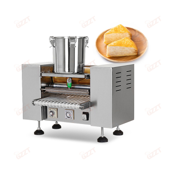 Intelligente temperatuurregeling Multifunctionele automatische pannenkoek Mille Crepe-machine