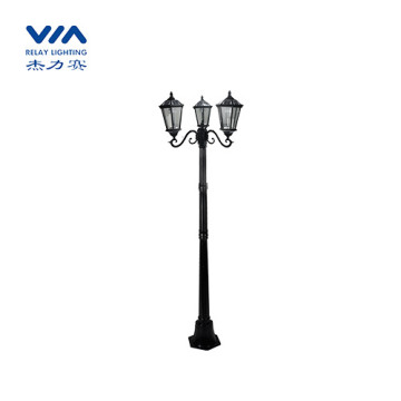 outdoor 3 head solar garden lighting ip65