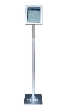 iPad Kiosk Stand with Locking Clamshell for Trade Shows
