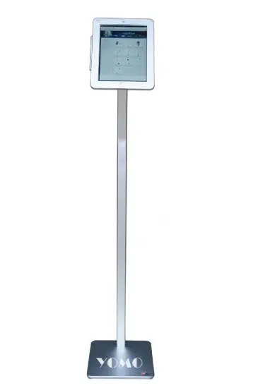 iPad Kiosk Stand with Locking Clamshell for Trade Shows