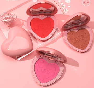 Hoog glanzend natuurlijk brandend poeder blusher crème