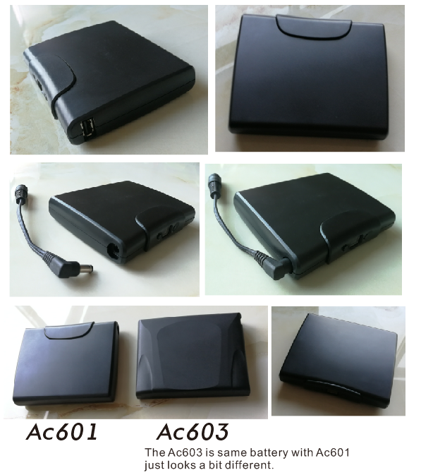 ac601 heated jacket battery