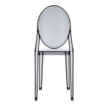 Hot Selling Modern Crystal Plastic Dining Chairs with Metal Legs for Home & Commercial Use