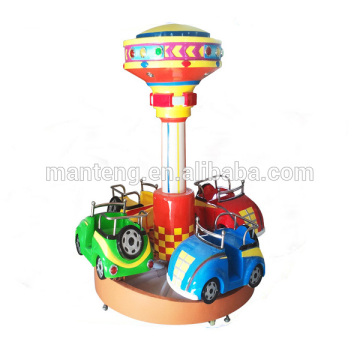 Mini Carousel for 4 Children Car Kiddie Ride Amusement Game Machine