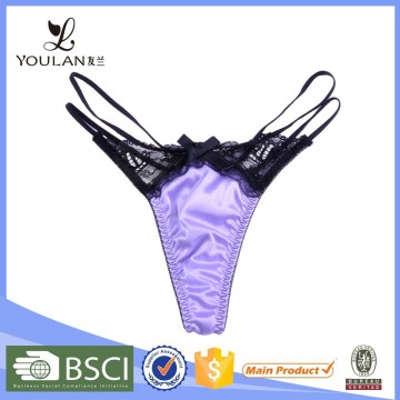 Long Experience Factory Fashion Young Lace Asian Girls Thongs