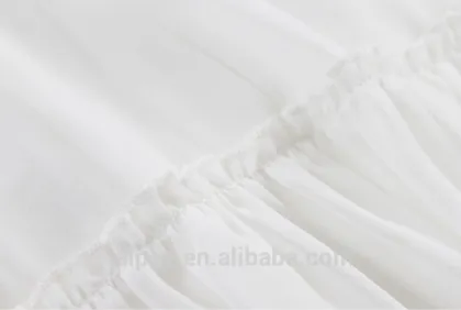 Hot Sale Children Long Skirts Summer Kids Girls Lace Skirts with Belt