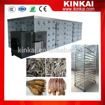 75% air source seafood/anchovy cabinet dryer with trays