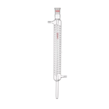 Direct Sale Durable Laboratory Glassware 300mm Serpentine Tube Coil Condenser Boro 3.3 Glass Condenser