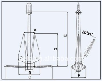 Danforth anchor