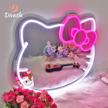 Wholesale Custom LED Lighted Mirrors for Bedroom and Bathroom Decor