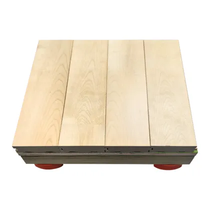 Basketball Court Wooden Floor single keel sports wooden floor