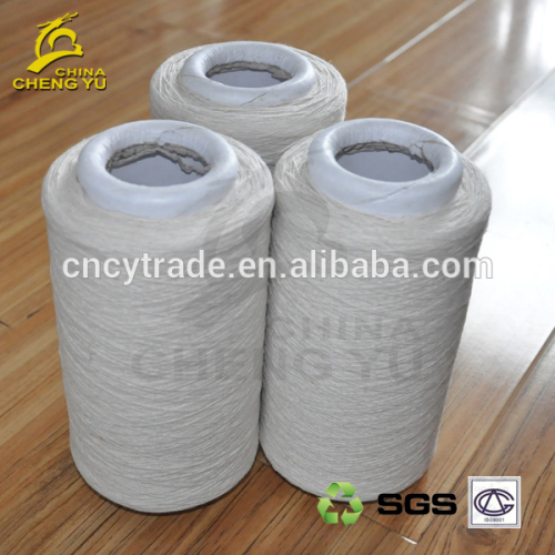 working knitting yarn recycled cotton polyester blended recycle yarn for glove