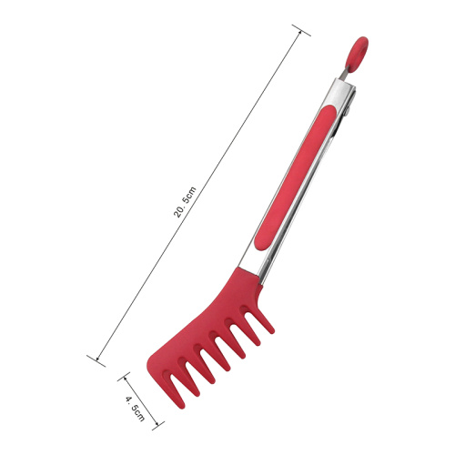 Pinces à spaghetti en nylon à poignée souple en caoutchouc de 9 / 7nch