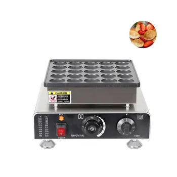 25 Hole Mini Commercial Electric Waffle Maker: Perfect for Bulk Cooking and Restaurant Use