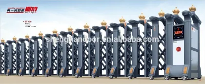 Industrial electric sliding retractable gate remote control