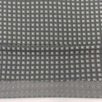 Checked Pattern Modal Polyester Blend Jacquard Knitted Cloth