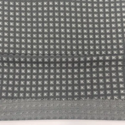 Checked Pattern Modal Polyester Blend Jacquard Knitted Cloth