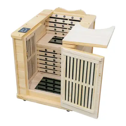 Harvia Cedar Sauna with Infrared Features and Accessories